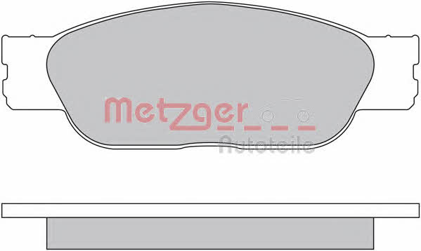 Metzger 1170610 Гальмівні колодки, комплект 1170610: Приваблива ціна - Купити у Польщі на 2407.PL!
