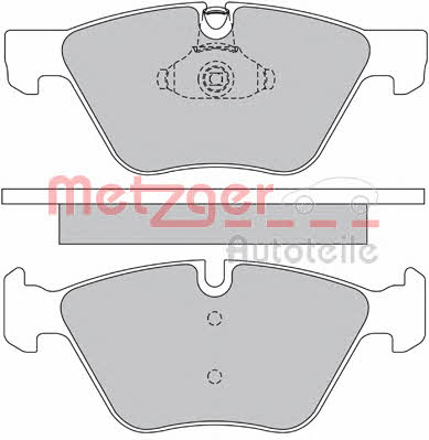 Metzger 1170203 Тормозные колодки дисковые, комплект 1170203: Отличная цена - Купить в Польше на 2407.PL!