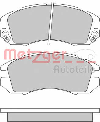 Metzger 1170474 Brake Pad Set, disc brake 1170474: Buy near me in Poland at 2407.PL - Good price!