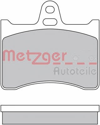 Metzger 1170567 Тормозные колодки дисковые, комплект 1170567: Отличная цена - Купить в Польше на 2407.PL!