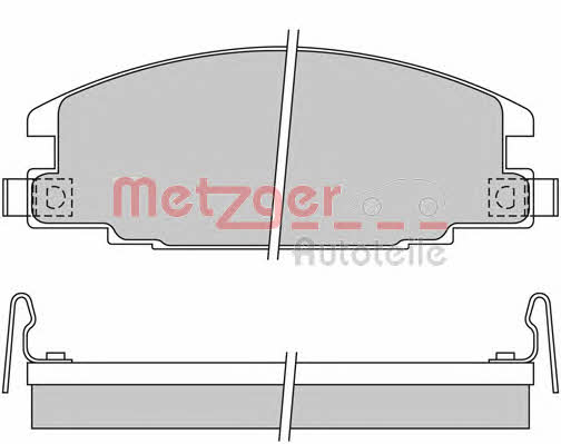 Metzger 1170571 Brake Pad Set, disc brake 1170571: Buy near me in Poland at 2407.PL - Good price!