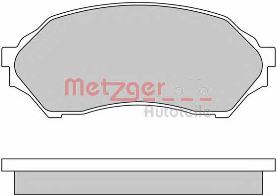 Metzger 1170518 Тормозные колодки дисковые, комплект 1170518: Отличная цена - Купить в Польше на 2407.PL!
