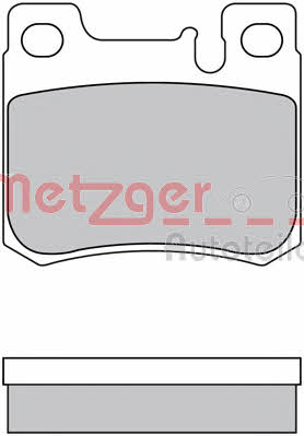 Metzger 1170526 Тормозные колодки дисковые, комплект 1170526: Отличная цена - Купить в Польше на 2407.PL!
