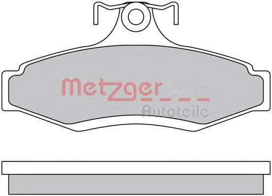 Metzger 1170581 Гальмівні колодки, комплект 1170581: Приваблива ціна - Купити у Польщі на 2407.PL!