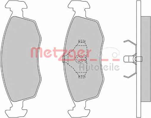 Metzger 1170642 Гальмівні колодки, комплект 1170642: Приваблива ціна - Купити у Польщі на 2407.PL!
