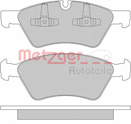 Metzger 1170464 Brake Pad Set, disc brake 1170464: Buy near me in Poland at 2407.PL - Good price!