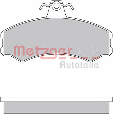 Metzger 1170512 Тормозные колодки дисковые, комплект 1170512: Отличная цена - Купить в Польше на 2407.PL!
