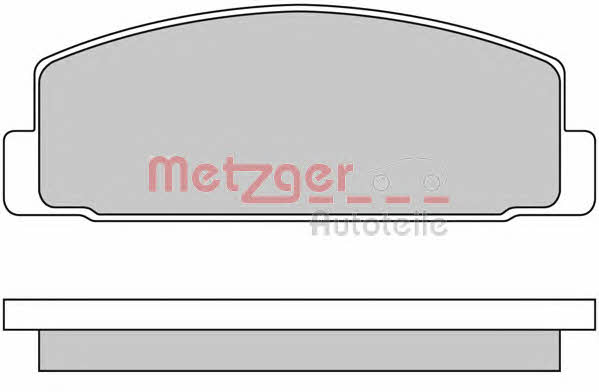 Metzger 1170088 Гальмівні колодки, комплект 1170088: Приваблива ціна - Купити у Польщі на 2407.PL!