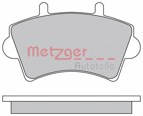 Metzger 1170175 Гальмівні колодки, комплект 1170175: Приваблива ціна - Купити у Польщі на 2407.PL!