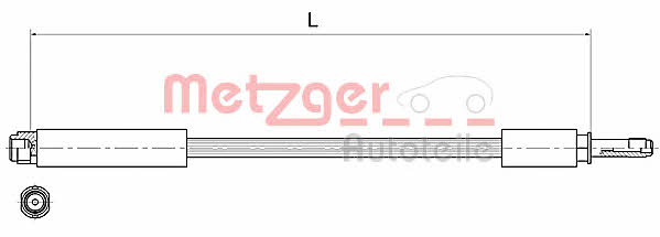 Metzger 4111368 Bremsschlauch 4111368: Kaufen Sie zu einem guten Preis in Polen bei 2407.PL!