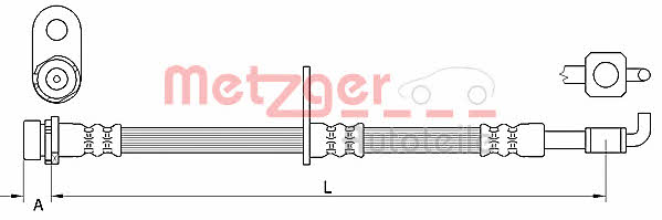 Metzger 4111332 Bremsschlauch 4111332: Kaufen Sie zu einem guten Preis in Polen bei 2407.PL!