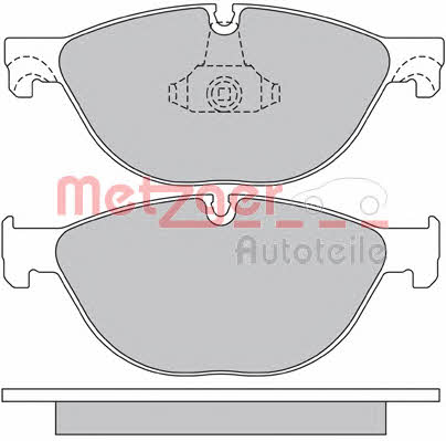 Metzger 1170564 Brake Pad Set, disc brake 1170564: Buy near me in Poland at 2407.PL - Good price!