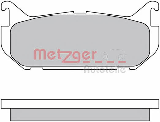 Metzger 1170549 Тормозные колодки дисковые, комплект 1170549: Отличная цена - Купить в Польше на 2407.PL!