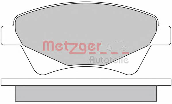 Metzger 1170255 Brake Pad Set, disc brake 1170255: Buy near me in Poland at 2407.PL - Good price!