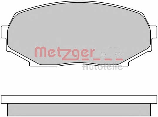 Metzger 1170396 Тормозные колодки дисковые, комплект 1170396: Отличная цена - Купить в Польше на 2407.PL!