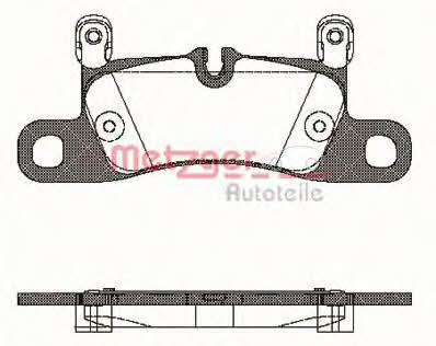 Metzger 1170779 Scheibenbremsbeläge, Set 1170779: Kaufen Sie zu einem guten Preis in Polen bei 2407.PL!