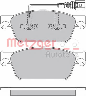 Metzger 1170484 Brake Pad Set, disc brake 1170484: Buy near me at 2407.PL in Poland at an Affordable price!