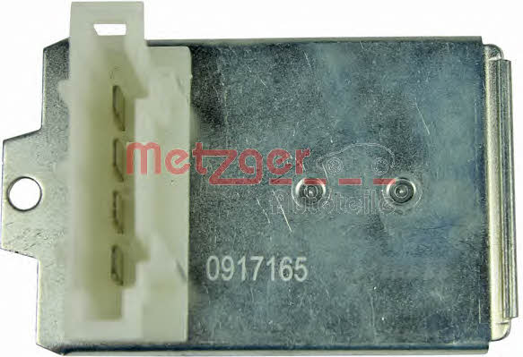 Metzger 0917165 Fan motor resistor 0917165: Buy near me in Poland at 2407.PL - Good price!