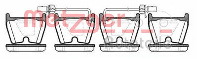 Metzger 1170757 Brake Pad Set, disc brake 1170757: Buy near me in Poland at 2407.PL - Good price!