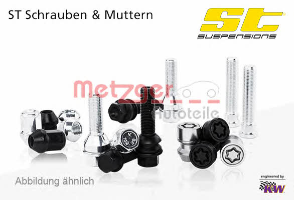 Metzger 156110024 Wheel bolt 156110024: Buy near me at 2407.PL in Poland at an Affordable price!