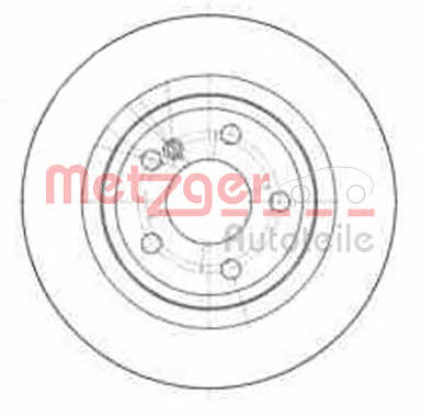 Metzger 15020 V Tarcza hamulcowa tylna, niewentylowana 15020V: Dobra cena w Polsce na 2407.PL - Kup Teraz!