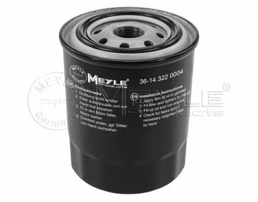 Meyle 36-14 322 0004 Oil Filter 36143220004: Buy near me in Poland at 2407.PL - Good price!