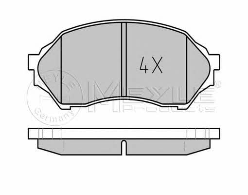 Meyle 025 234 9016 Brake Pad Set, disc brake 0252349016: Buy near me at 2407.PL in Poland at an Affordable price!