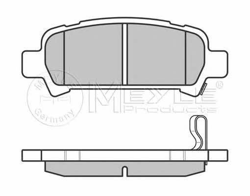 Meyle 025 235 7214/W Тормозные колодки дисковые, комплект 0252357214W: Отличная цена - Купить в Польше на 2407.PL!