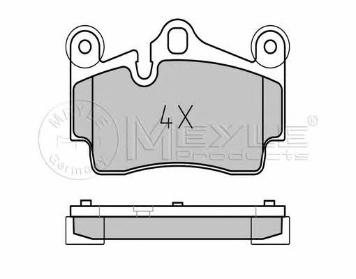 Meyle 025 236 9417/PD Brake Pad Set, disc brake 0252369417PD: Buy near me in Poland at 2407.PL - Good price!