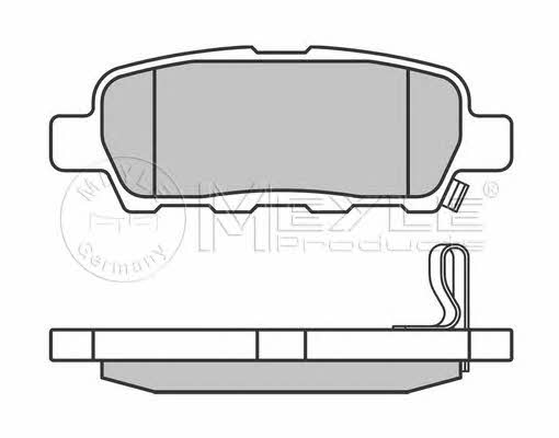 Meyle 025 238 7114/W Гальмівні колодки, комплект 0252387114W: Приваблива ціна - Купити у Польщі на 2407.PL!