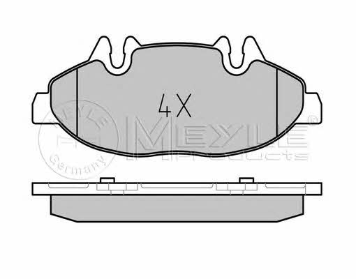 Meyle 025 240 0720 Brake Pad Set, disc brake 0252400720: Buy near me in Poland at 2407.PL - Good price!