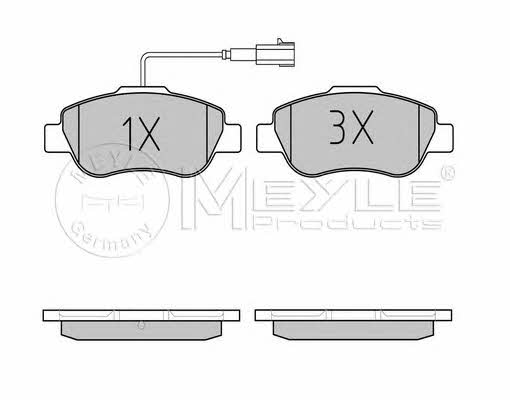 Meyle 025 240 7218 Тормозные колодки дисковые, комплект 0252407218: Отличная цена - Купить в Польше на 2407.PL!