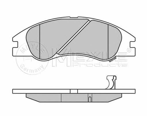 Meyle 025 242 1817/W Brake Pad Set, disc brake 0252421817W: Buy near me in Poland at 2407.PL - Good price!