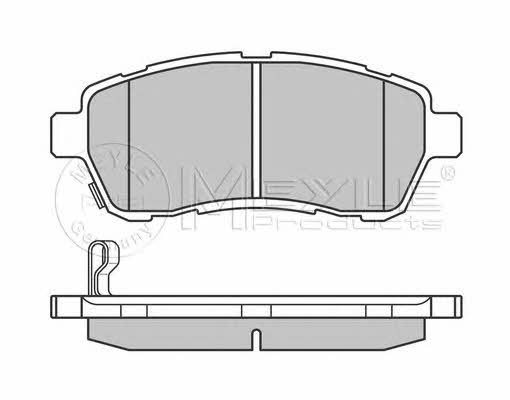Гальмівні колодки, комплект Meyle 025 242 8316&#x2F;W
