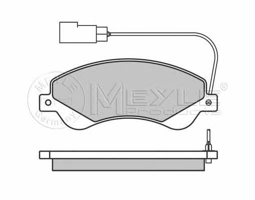 Meyle 025 244 8518/W Scheibenbremsbeläge, Set 0252448518W: Kaufen Sie zu einem guten Preis in Polen bei 2407.PL!