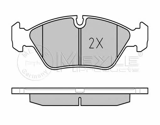 Meyle 025 206 2919 Brake Pad Set, disc brake 0252062919: Buy near me in Poland at 2407.PL - Good price!