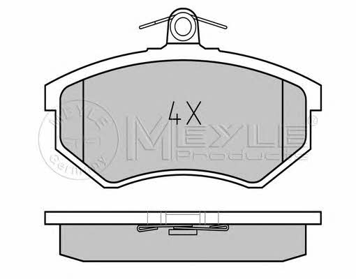 Meyle 025 206 6919 Тормозные колодки дисковые, комплект 0252066919: Купить в Польше - Отличная цена на 2407.PL!