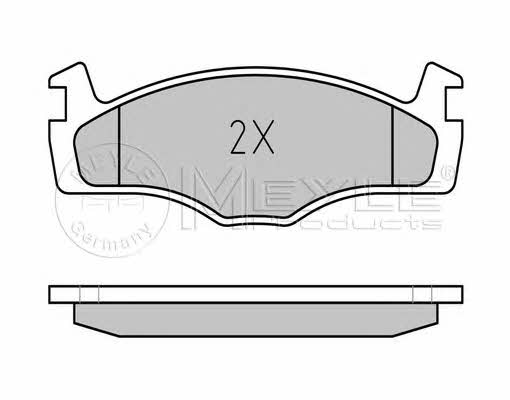 Meyle 025 208 8715 Brake Pad Set, disc brake 0252088715: Buy near me in Poland at 2407.PL - Good price!