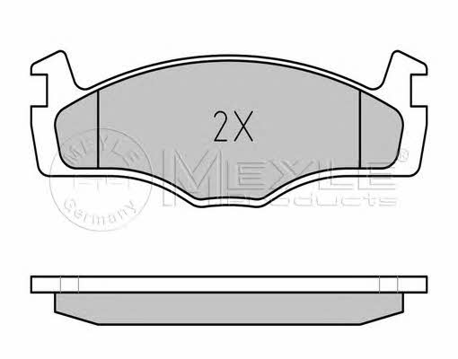 Meyle 025 208 8719 Brake Pad Set, disc brake 0252088719: Buy near me in Poland at 2407.PL - Good price!