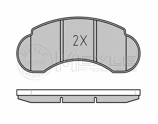 Meyle 025 215 7314 Тормозные колодки дисковые, комплект 0252157314: Отличная цена - Купить в Польше на 2407.PL!