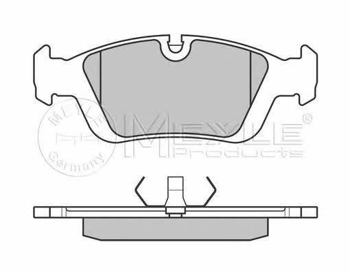 Meyle 025 216 4317 Тормозные колодки дисковые, комплект 0252164317: Отличная цена - Купить в Польше на 2407.PL!