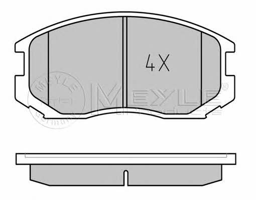 Meyle 025 216 5015 Scheibenbremsbeläge, Set 0252165015: Kaufen Sie zu einem guten Preis in Polen bei 2407.PL!