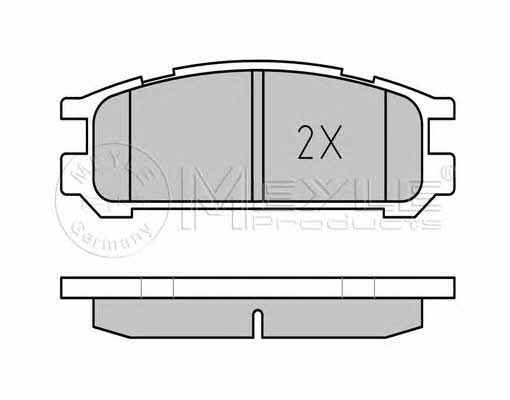 Meyle 025 217 0315/W Brake Pad Set, disc brake 0252170315W: Buy near me in Poland at 2407.PL - Good price!