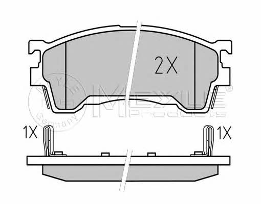 Meyle 025 217 5416/PD Тормозные колодки дисковые, комплект 0252175416PD: Отличная цена - Купить в Польше на 2407.PL!