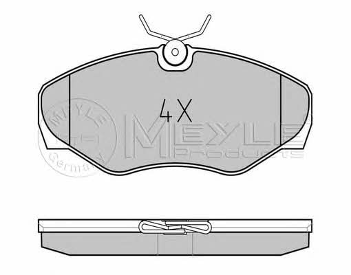 Meyle 025 230 9918/PD Тормозные колодки дисковые, комплект 0252309918PD: Купить в Польше - Отличная цена на 2407.PL!