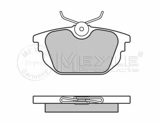 Meyle 025 231 7714 Brake Pad Set, disc brake 0252317714: Buy near me in Poland at 2407.PL - Good price!
