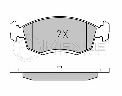 Meyle 025 246 7318 Brake Pad Set, disc brake 0252467318: Buy near me in Poland at 2407.PL - Good price!