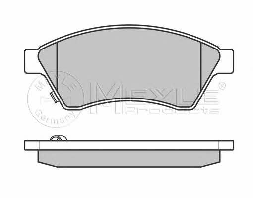 Гальмівні колодки, комплект Meyle 025 250 3118&#x2F;W