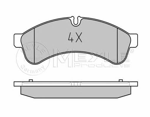 Meyle 025 292 3122 Scheibenbremsbeläge, Set 0252923122: Kaufen Sie zu einem guten Preis in Polen bei 2407.PL!