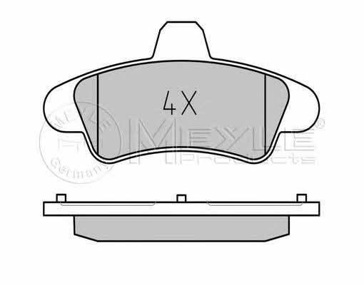 Meyle 025 234 1015/A Brake Pad Set, disc brake 0252341015A: Buy near me in Poland at 2407.PL - Good price!